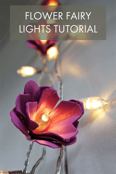 Flower Fairy Lights DIY Tutorial - Sendo Invitations