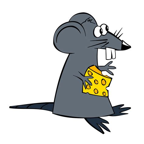 Clipart - Greedy rat