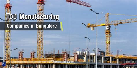 List of Top Manufacturing Companies in Bangalore