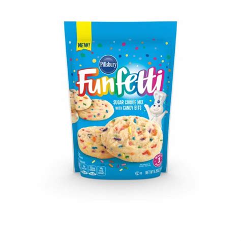 Pillsbury Funfetti Sugar Cookie Mix 12x6.5oz - Pacific Candy Wholesale