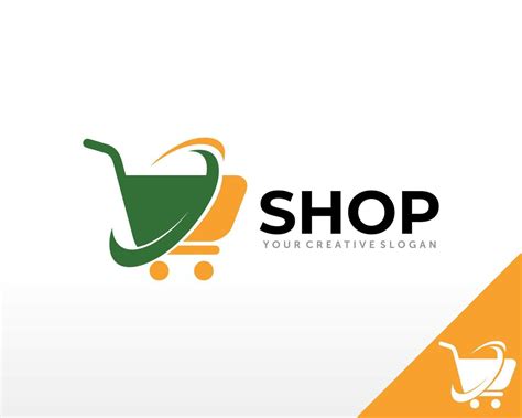 Online Shop Logo. Happy Shop Logo design vector 7578826 Vector Art at ...