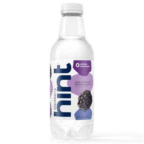 Hint® Blackberry Flavored Bottled Water, 16 fl oz - Kroger