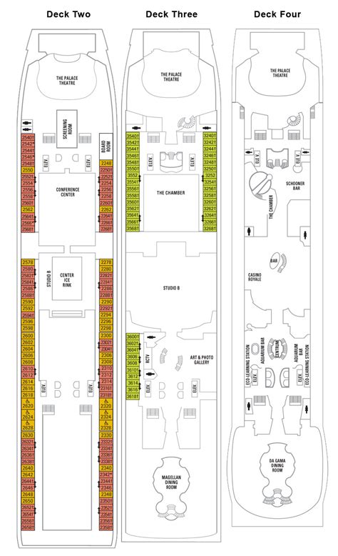 Explorer of the Seas Deck Plan - Fun & Fitness Travel Club