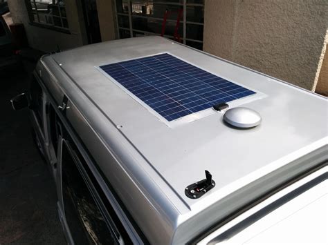 Solar Camper Solutions - VW T4 T5 T6 Stick-on Solar Panel Kit # ...