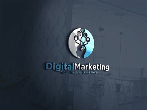 Digital Marketing Logo Template | Marketing logo, Marketing logo design ...