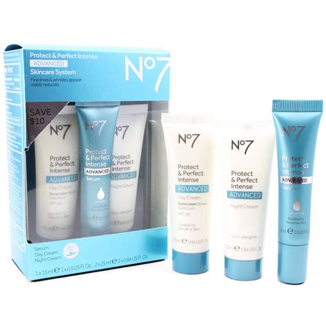 Boots No 7 Travel Size Protect and Perfect Intense Advanced 3 Piece Sy ...