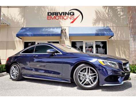 2015 Mercedes S550 4matic Coupe! Lunar Blue! 360 Cam! Pano Roof! Amg ...