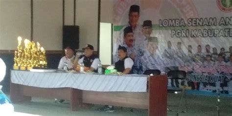 PGRI kabupaten Bandung Gelar Lomba Senam Anak Sehat Ceria.