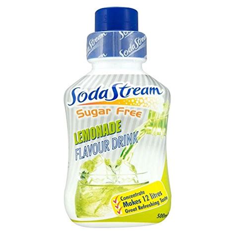 Sodastream Lemonade Flavour Sugar Free 500ml - Pack Of 2 by Groceries ...