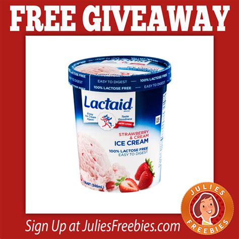 Free Lactaid Ice Cream Giveaway - Julie's Freebies