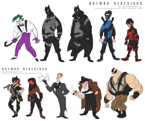 Cool BATMAN Cartoon Character Redesigns — GeekTyrant