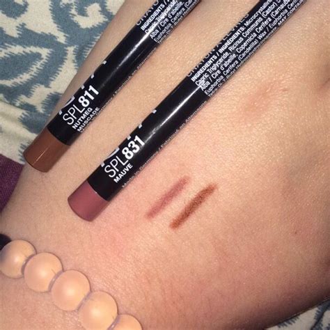 Nyx lip liner. Swatches. Nutmeg. Mauve. | Nyx lip liner swatches, Nyx ...