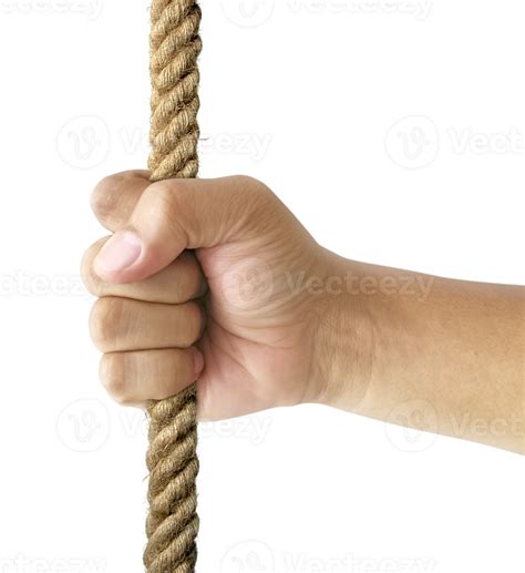 hand holding the rope, transparent background 25217722 PNG