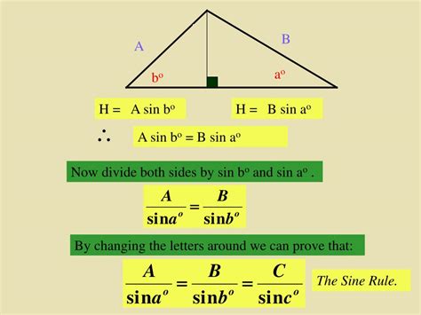 PPT - The Sine Rule. PowerPoint Presentation, free download - ID:5357763