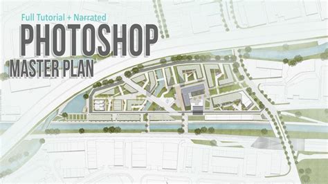 How to Render Master Plan/Site Plan Architecture in Photoshop | Site ...