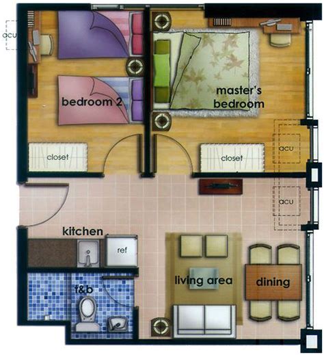 Condo Floor Plans 2 Bedroom | Review Home Co