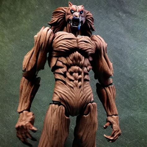 transforming werewolf action figure, high detail, | Stable Diffusion