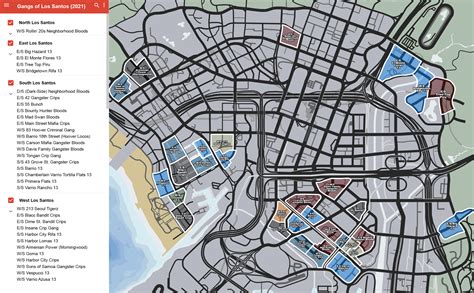 Geographical placement of gangs. - Archive - GTA World Forums - GTA V ...