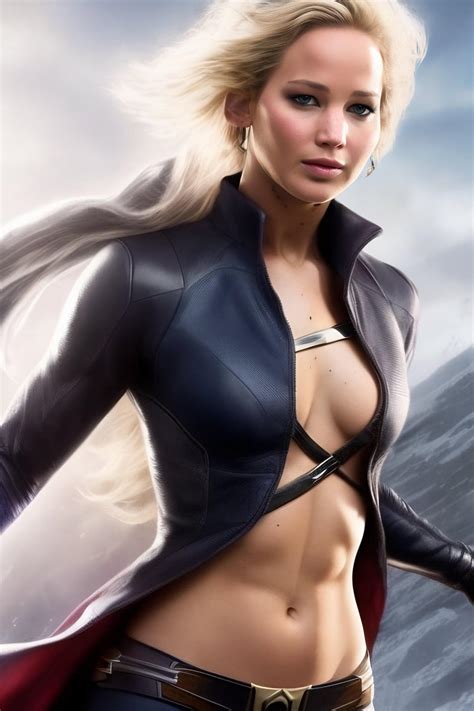 JENNIFER LAWRENCE X-MEN STORM by sheedee3d on DeviantArt