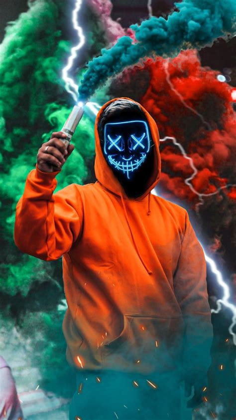 Hacker Mask Neon Wallpapers - Wallpaper Cave