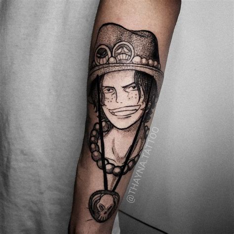 Ace one piece tattoo 300039-Ace one piece tattoo font