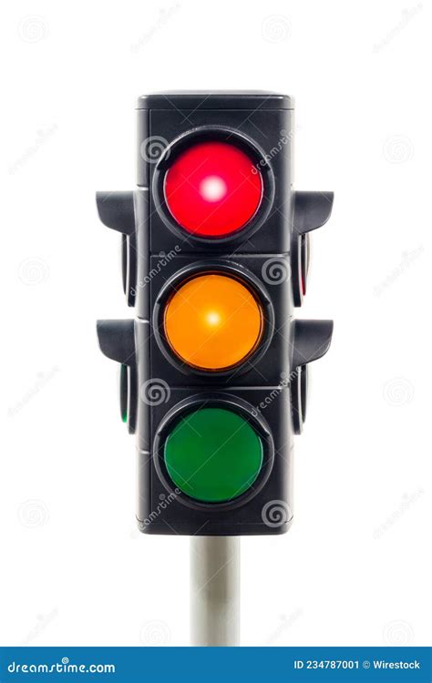 Sequence Of Red Amber Green Traffic Lights Royalty-Free Stock Image ...