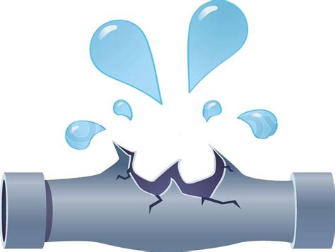 broken water pipe clipart - Clip Art Library