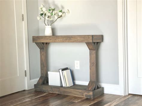 Narrow Console Table [Modern Farmhouse Collection] | Ana White