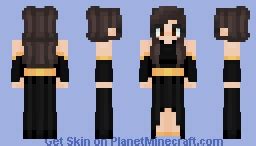 Black dress Minecraft Skin