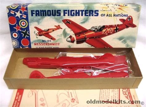 Aurora 1/48 Me-109 (Bf-109) Brooklyn - Famous Fighters of All Nations ...