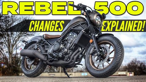 New 2023 Honda Rebel 500 CHANGES Explained! - YouTube