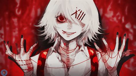 Wallpaper : illustration, anime, red, blood, Tokyo Ghoul, Suzuya Juuzou ...