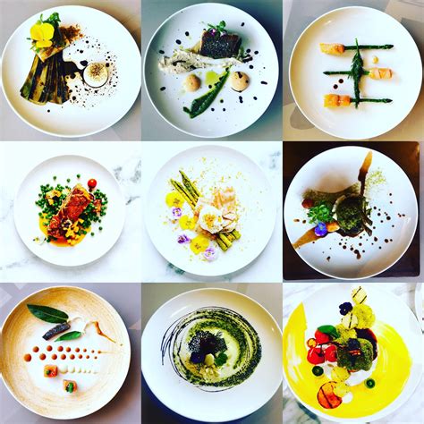 My round plates | Food plating, Food plating techniques, Bistro food