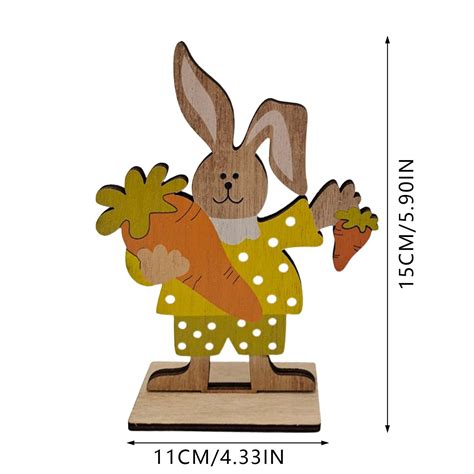 Fall fashion decor 2024 Easter Bunny Decorations Wooden Bunny Spring ...