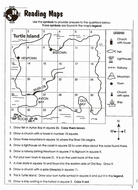 Using Map Scale Worksheet