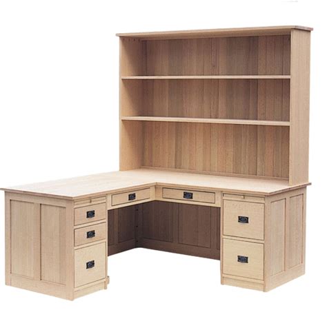 L Shaped Desk with Hutch – 3387 – Ruttle Brothers Furniture