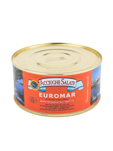 ANCHOVIES IN SALT 2.2 lbs. » Buon'Italia – Imported Italian Food