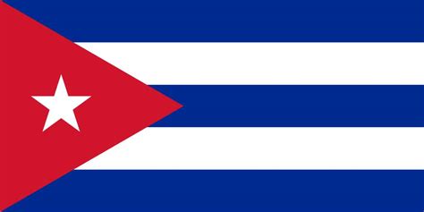 Cuba flag vector - country flags