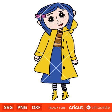 Coraline Svg, Coraline Button Eyes Svg, Halloween Svg, Horror Svg ...