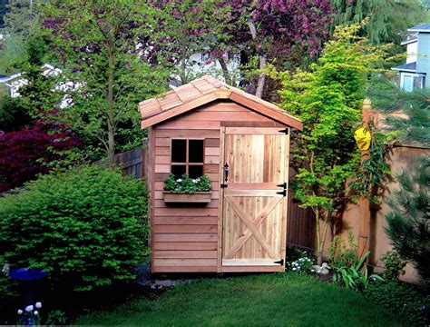 Cedarshed Gardener 6 ft. W x 6 ft. D Western Red Cedar Wood Traditional ...