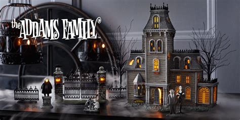 The Addams Family Halloween Village