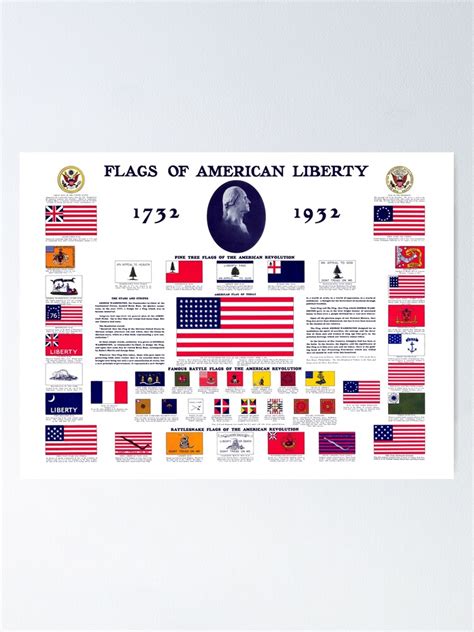 "1932 Flags of American Liberty" Poster for Sale by historicimage ...