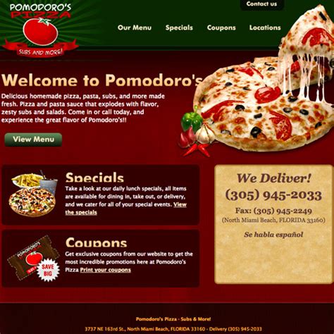 A Compilation Of Awesome Pizza Website Designs | Naldz Graphics