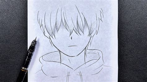 Hoodie Anime Drawing