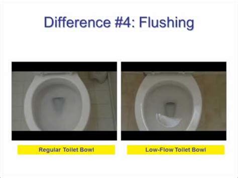 Low Flow and Regular Toilets -- The Differences Revealed! - YouTube