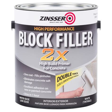 Zinsser 1 gal. Block Filler 2X Primer (Case of 2)-293245 - The Home Depot