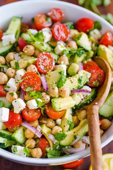 Chickpea Salad Recipe - NatashasKitchen.com