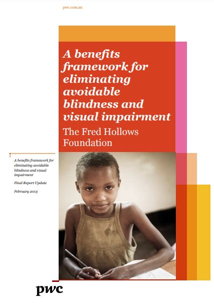 A benefits framework for eliminating avoidable blindness and visual ...