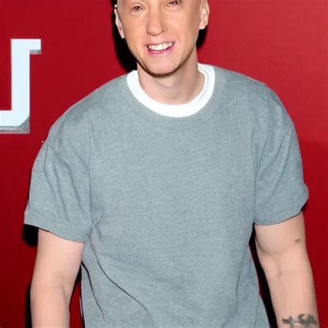 Eminem smiling | Stable Diffusion