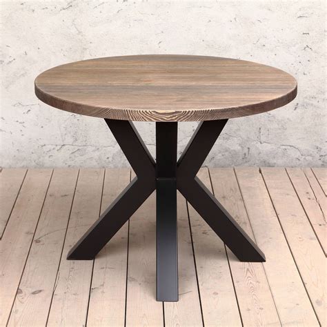 Clyde Solid Wood Round Dining Table By Cosy Wood | notonthehighstreet.com